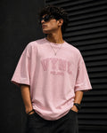 VYNL.EST 2026 PINK BLOOM OVERSIZED T SHIRT